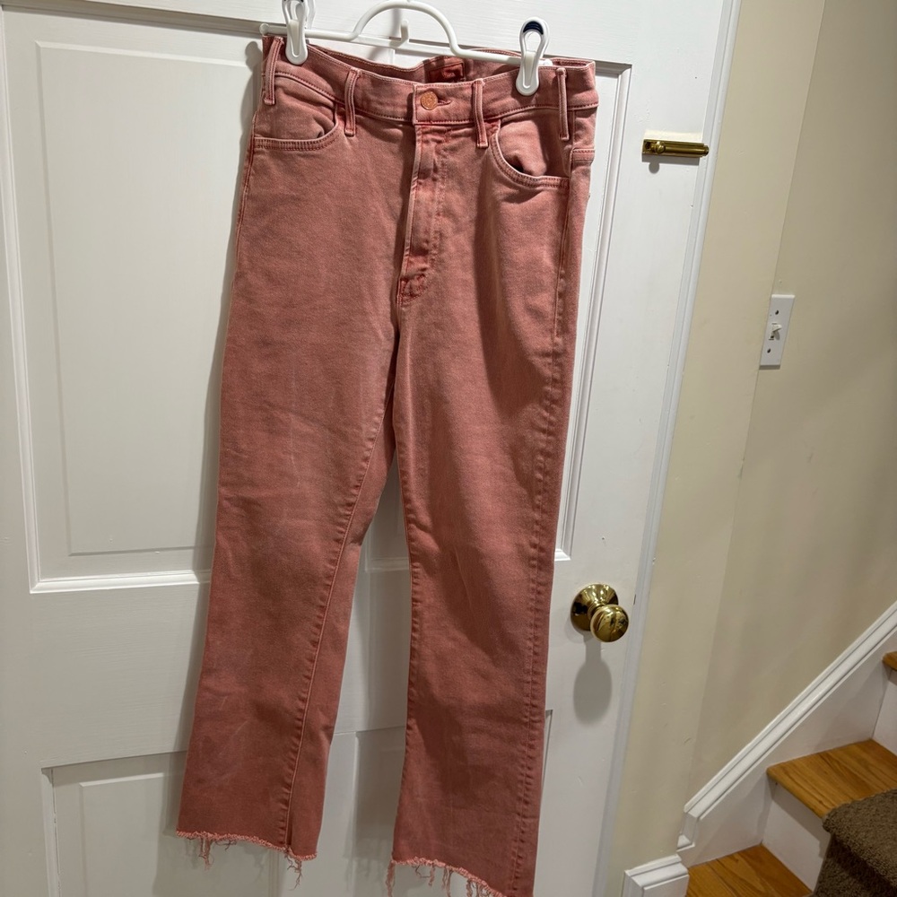 The Hustler Ankle Fray jean orange